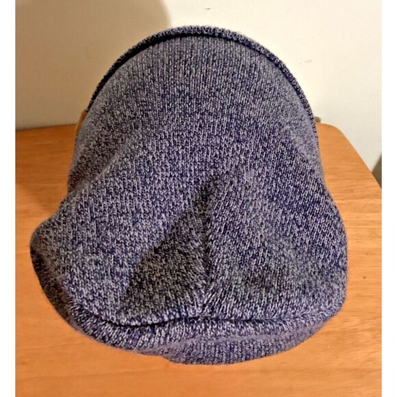 Timberland Men's Blue & Gray Marled Cuffed Knit Beanie Hat One Size Fits Most - Picture 5 of 6
